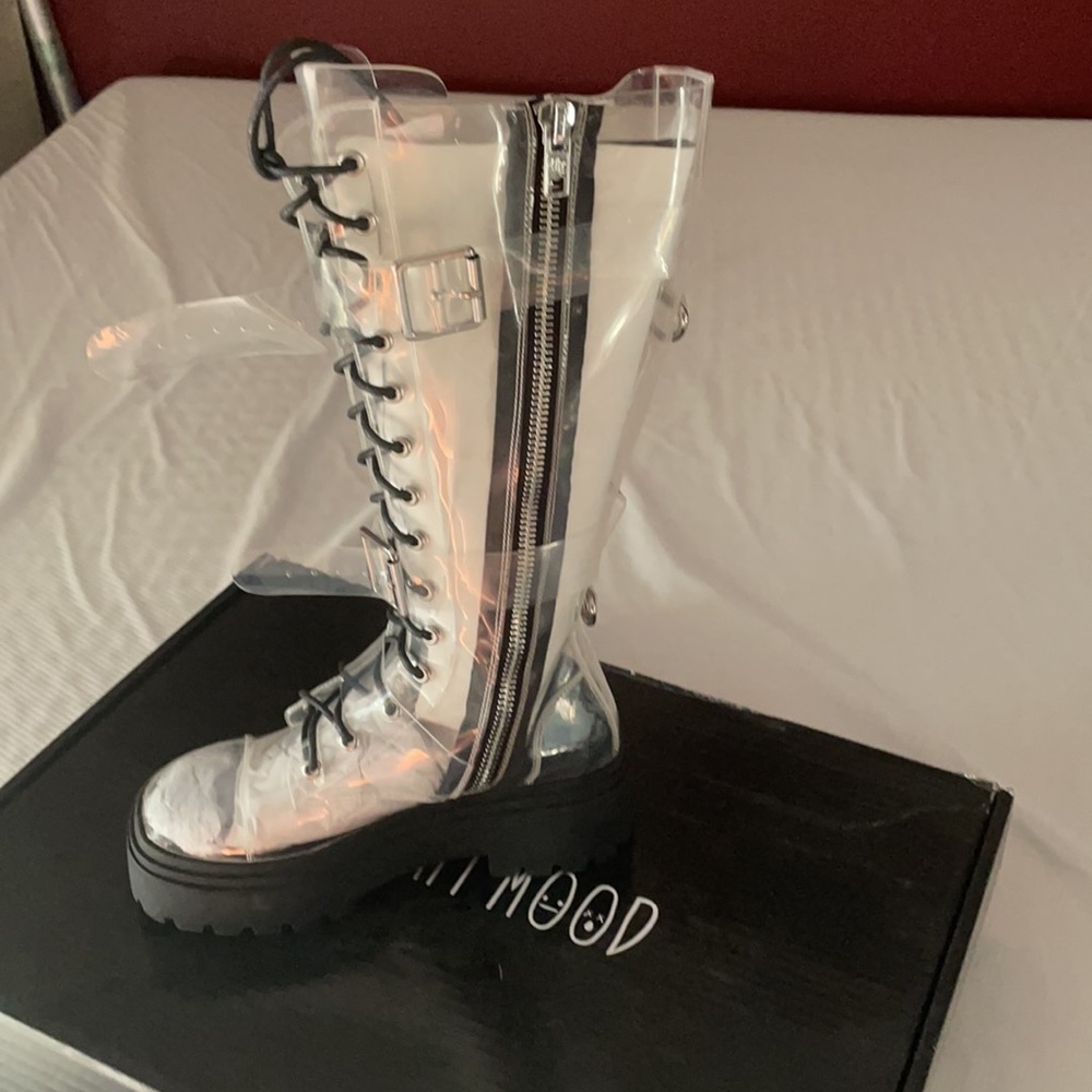 Clear combat boots - Picture 7 of 10